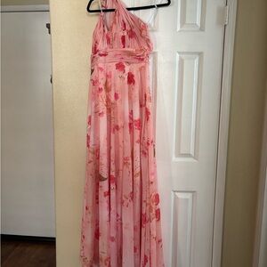 Pink Halter Sundress for Weddings